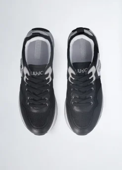 Liu Jo Zapatillas de piel y malla con plataforma-Mujer Sneakers