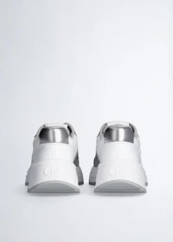 Liu Jo Zapatillas de piel y malla brillante-Mujer Sneakers