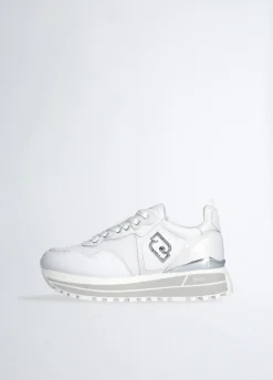 Liu Jo Zapatillas de piel y malla con plataforma-Mujer Sneakers