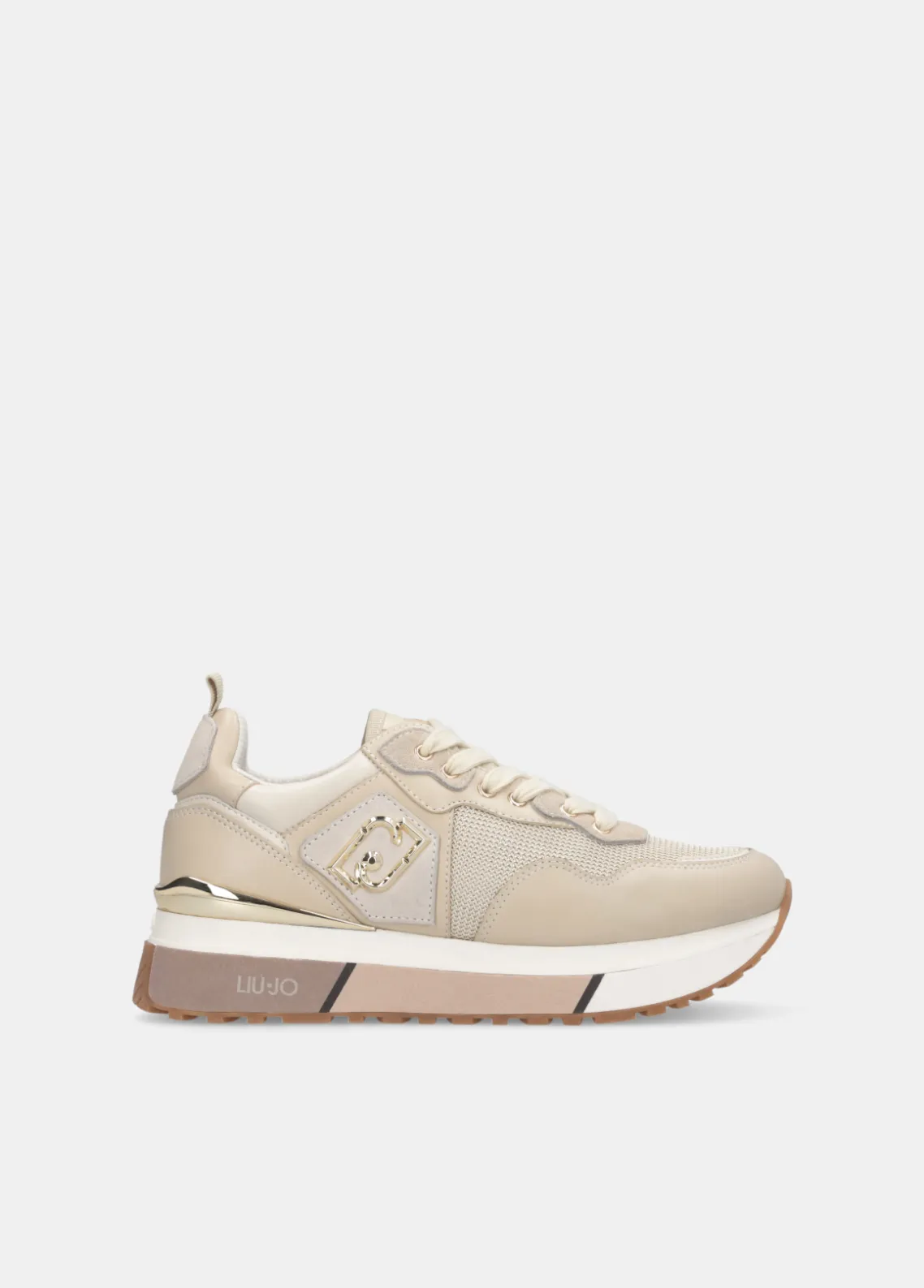 Liu Jo Zapatillas de piel y malla-Mujer Sneakers