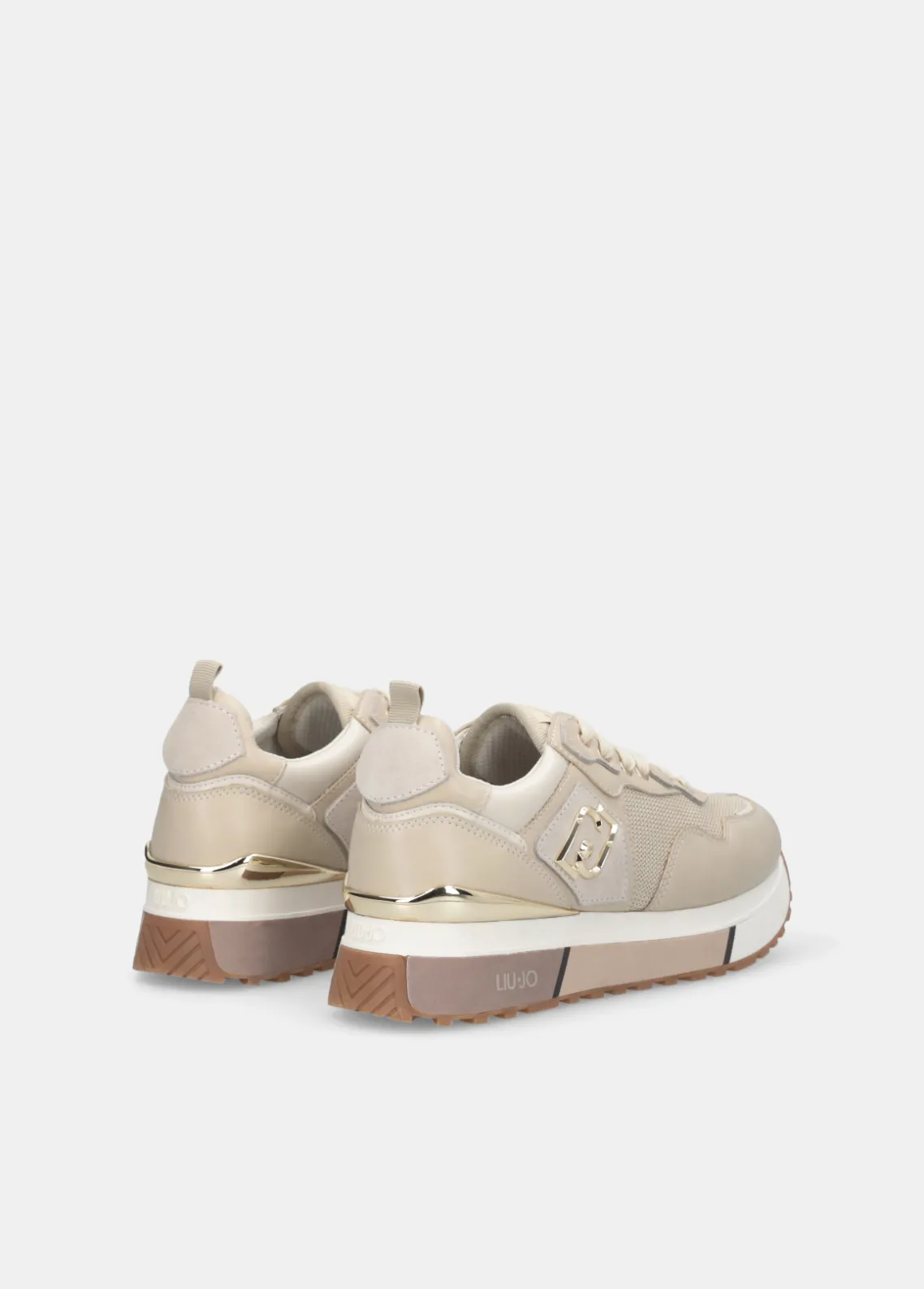 Liu Jo Zapatillas de piel y malla-Mujer Sneakers