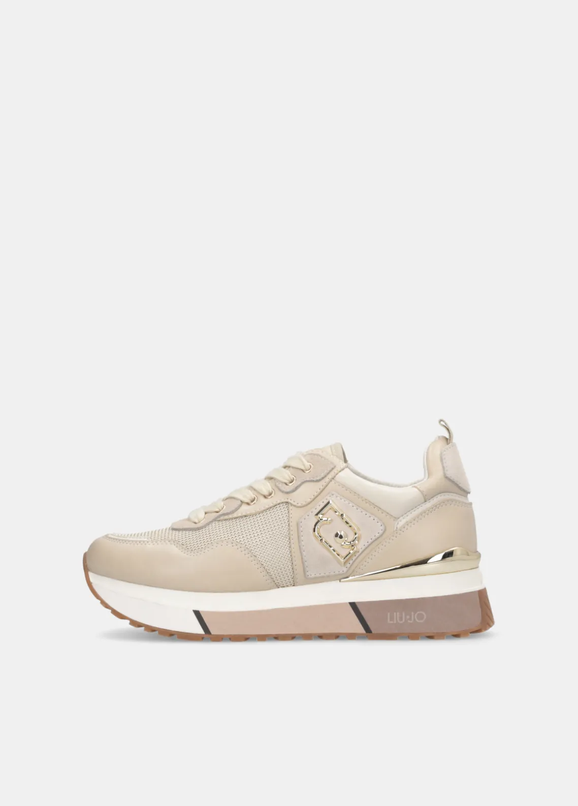 Liu Jo Zapatillas de piel y malla-Mujer Sneakers