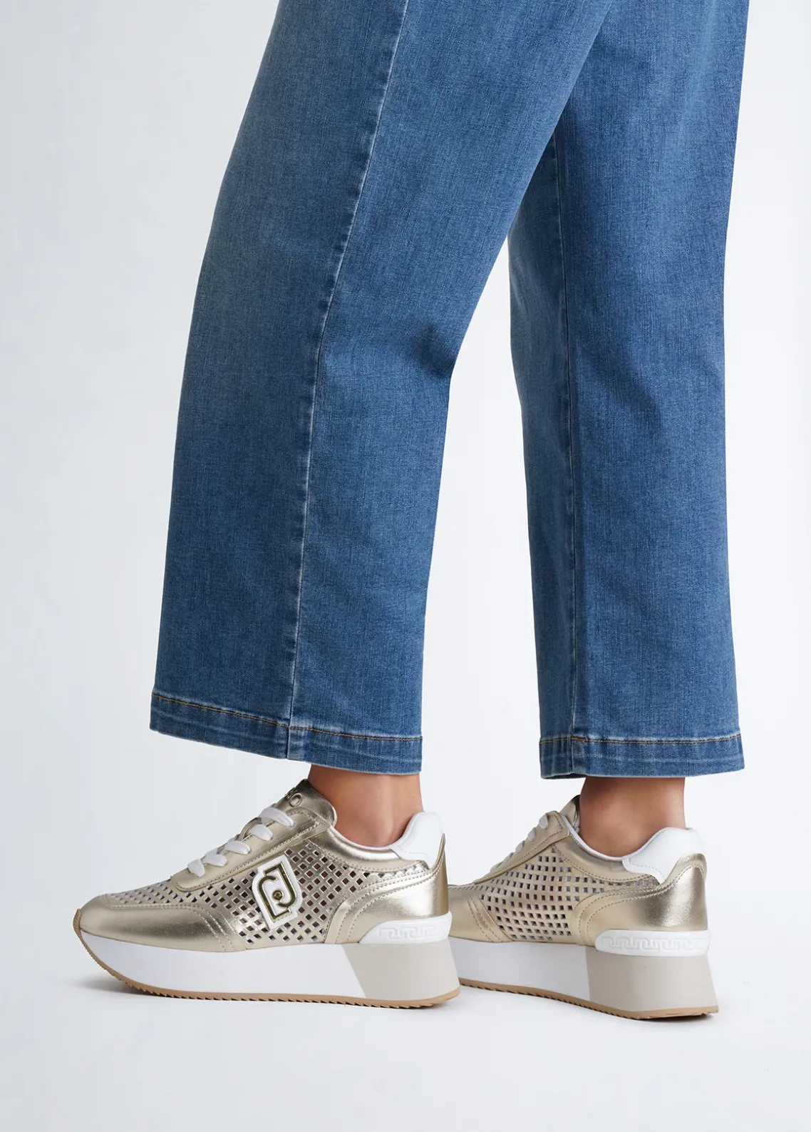 Liu Jo Zapatillas perforadas con plataforma-Mujer Sneakers