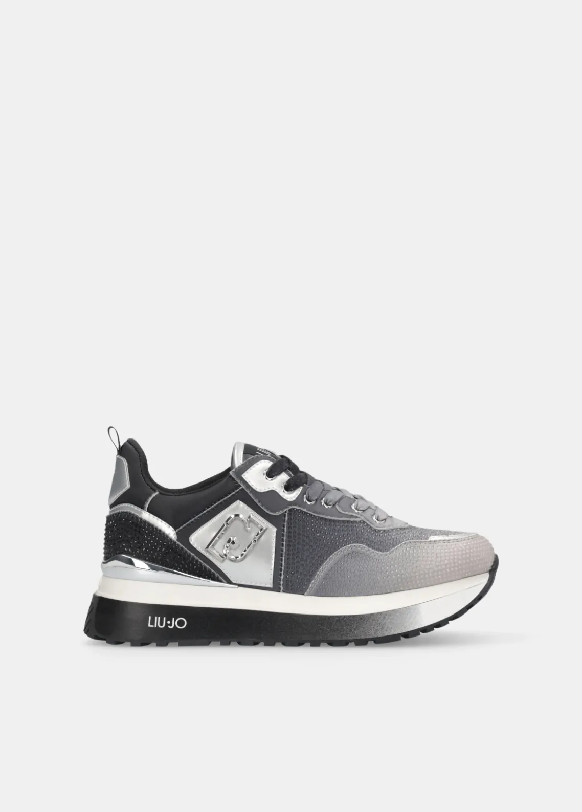 Liu Jo Zapatillas totalmente de strass con plataforma-Mujer Sneakers