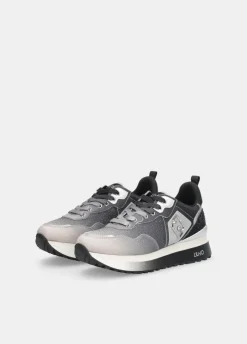 Liu Jo Zapatillas totalmente de strass con plataforma-Mujer Sneakers