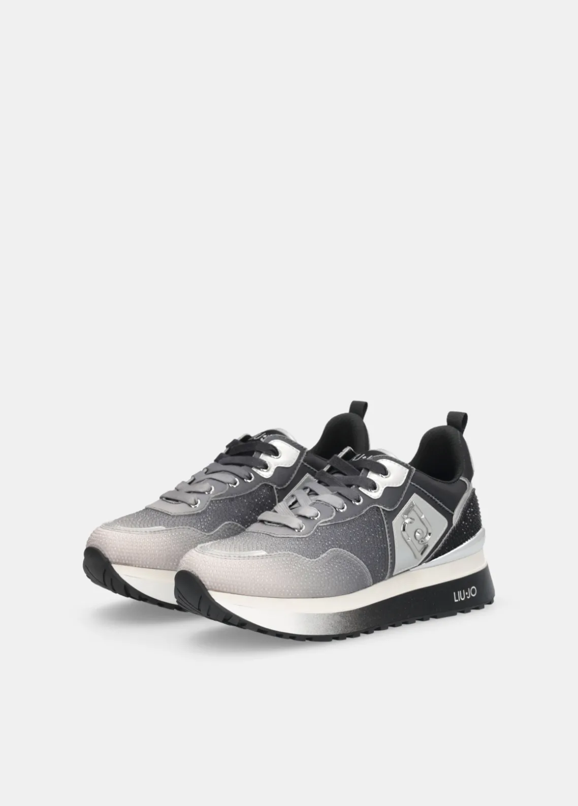 Liu Jo Zapatillas totalmente de strass con plataforma-Mujer Sneakers