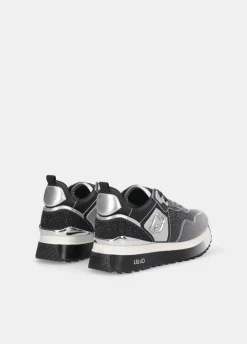 Liu Jo Zapatillas totalmente de strass con plataforma-Mujer Sneakers
