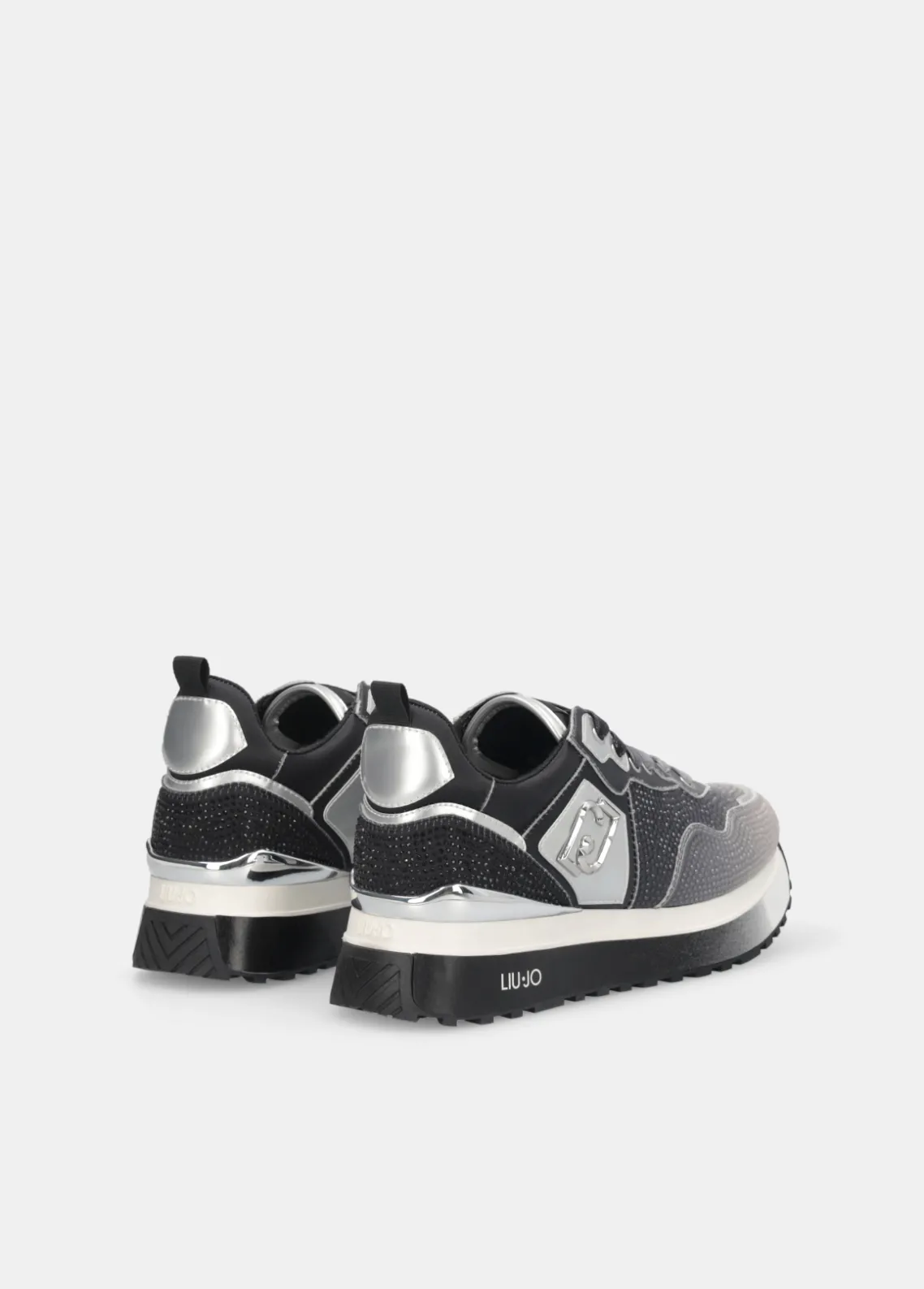 Liu Jo Zapatillas totalmente de strass con plataforma-Mujer Sneakers