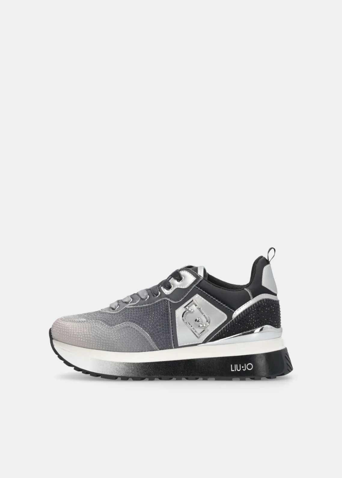 Liu Jo Zapatillas totalmente de strass con plataforma-Mujer Sneakers