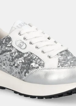 Liu Jo Zapatillas totalmente de lentejuelas-Mujer Sneakers