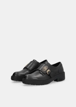 Liu Jo Zapatos de piel con hebilla-Mujer Mocasines