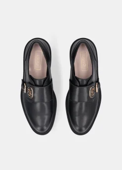 Liu Jo Zapatos de piel con hebilla-Mujer Mocasines