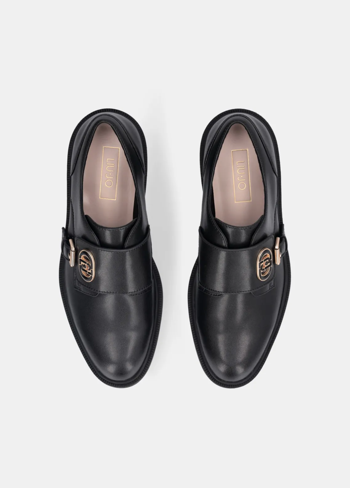 Liu Jo Zapatos de piel con hebilla-Mujer Mocasines
