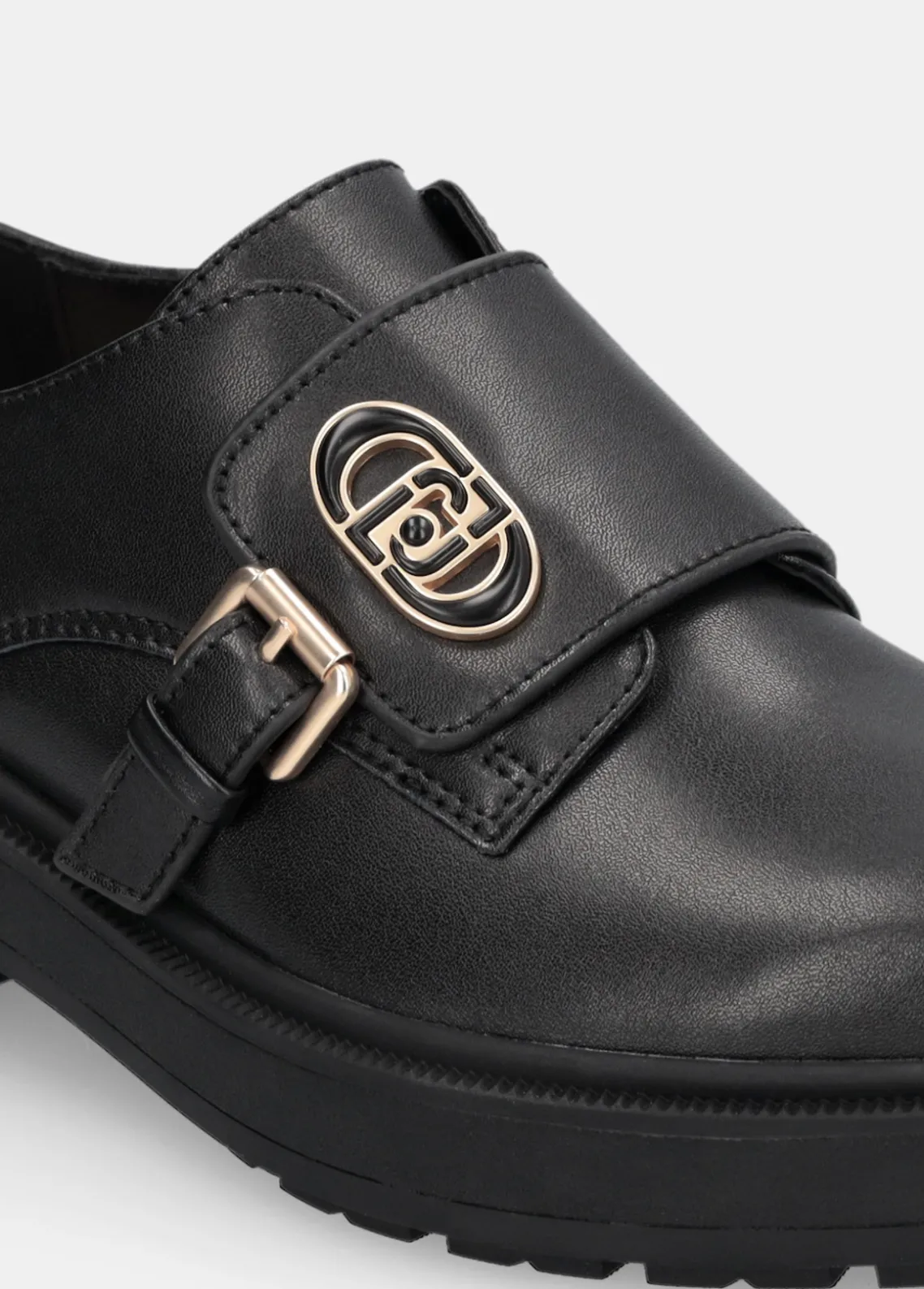 Liu Jo Zapatos de piel con hebilla-Mujer Mocasines