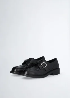 Liu Jo Zapatos de piel con hebilla-Mujer Mocasines