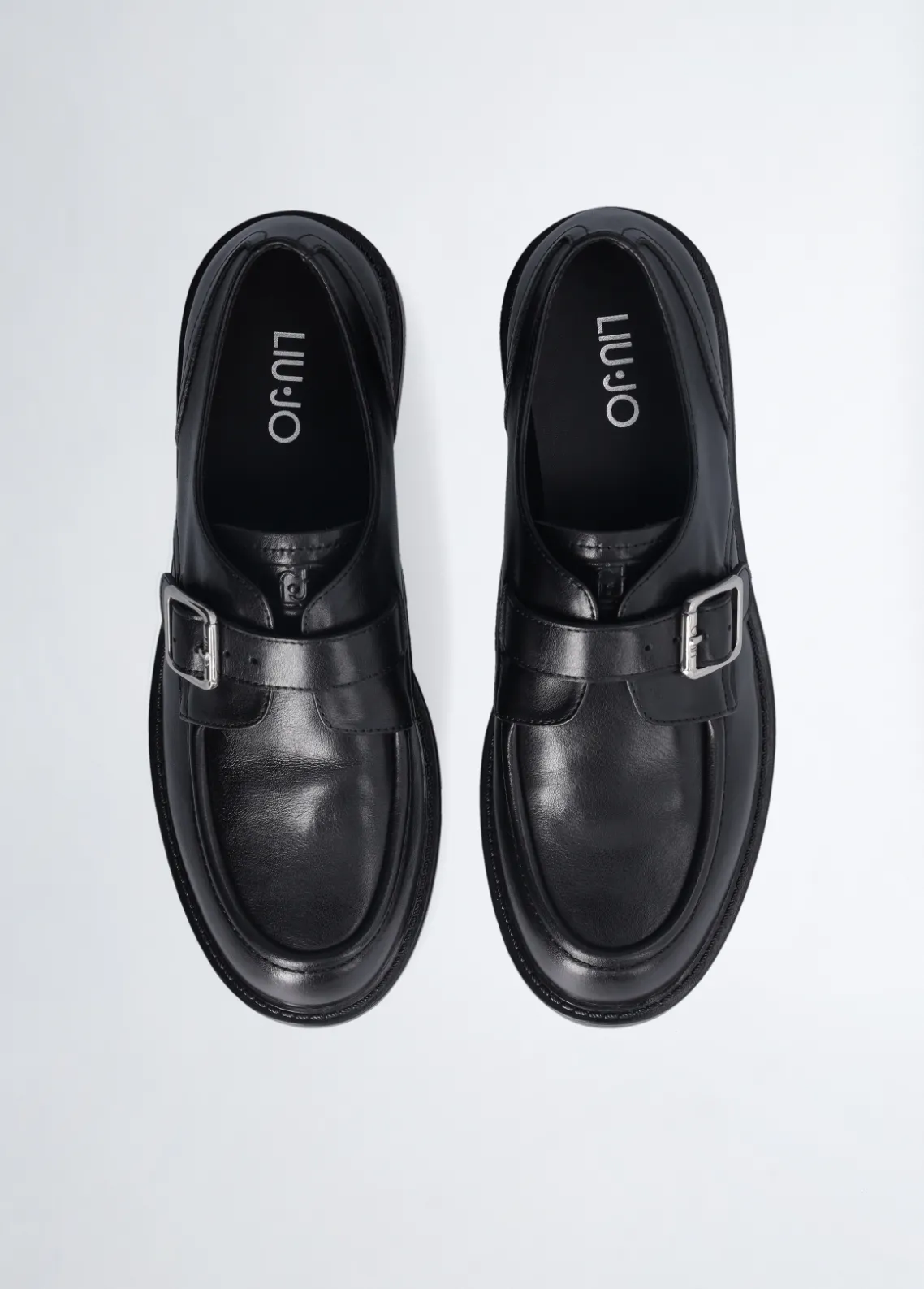 Liu Jo Zapatos de piel con hebilla-Mujer Mocasines