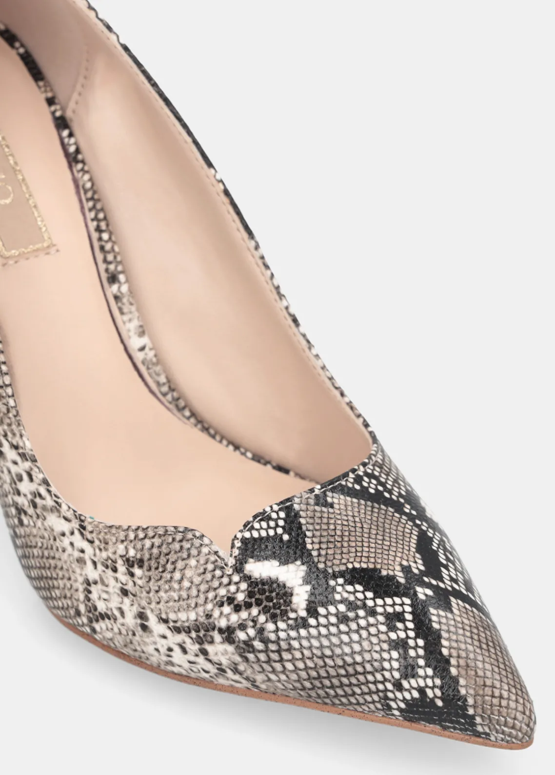 Liu Jo Zapatos de salón con estampado de piel de serpiente-Mujer Zapatos De Salón