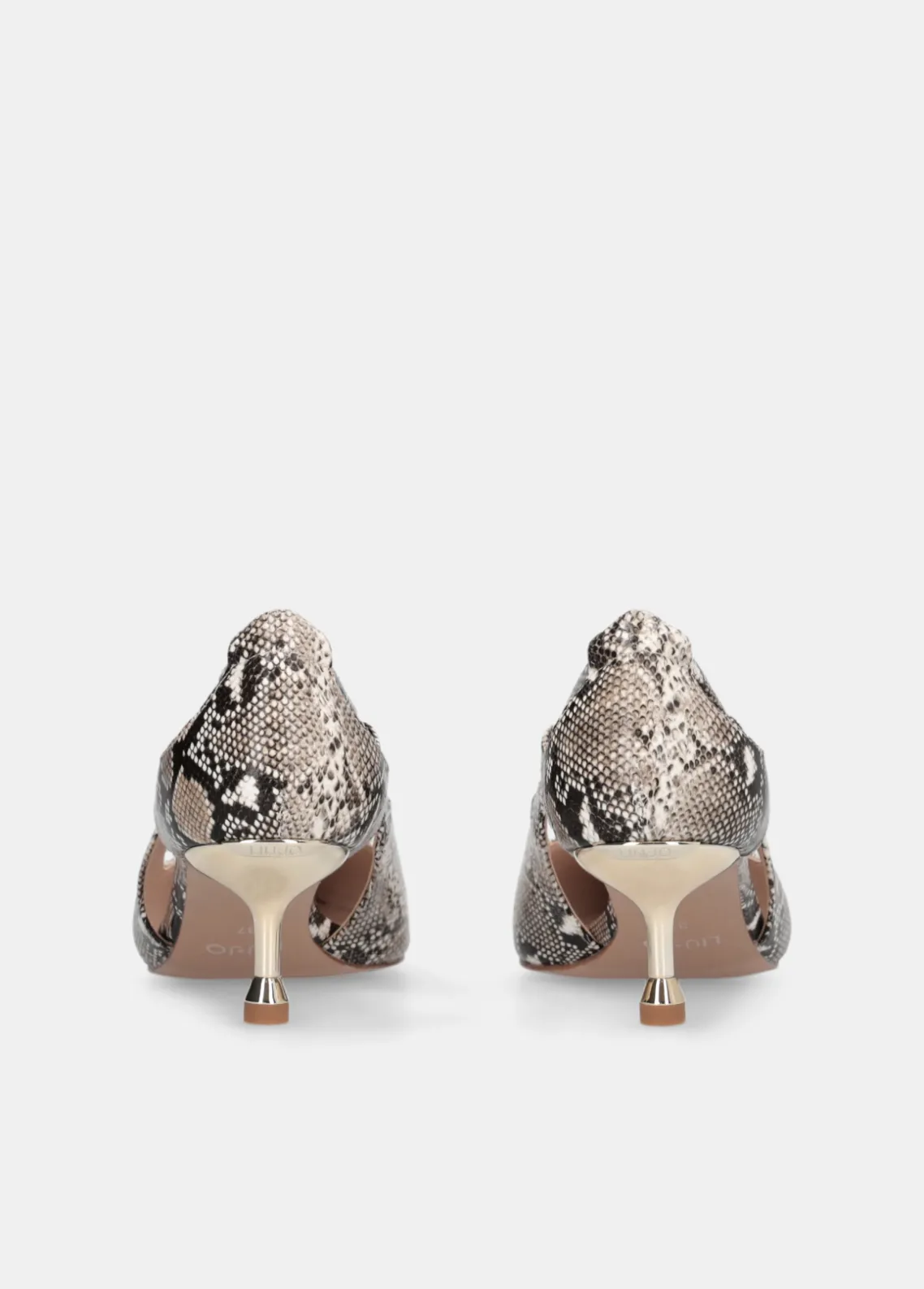 Liu Jo Zapatos de salón efecto piel de serpiente con cut-out-Mujer Zapatos De Salón