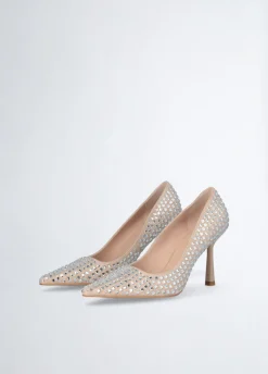 Liu Jo Zapatos de salón nude llenos de strass-Mujer Zapatos De Salón