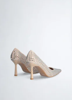 Liu Jo Zapatos de salón nude llenos de strass-Mujer Zapatos De Salón