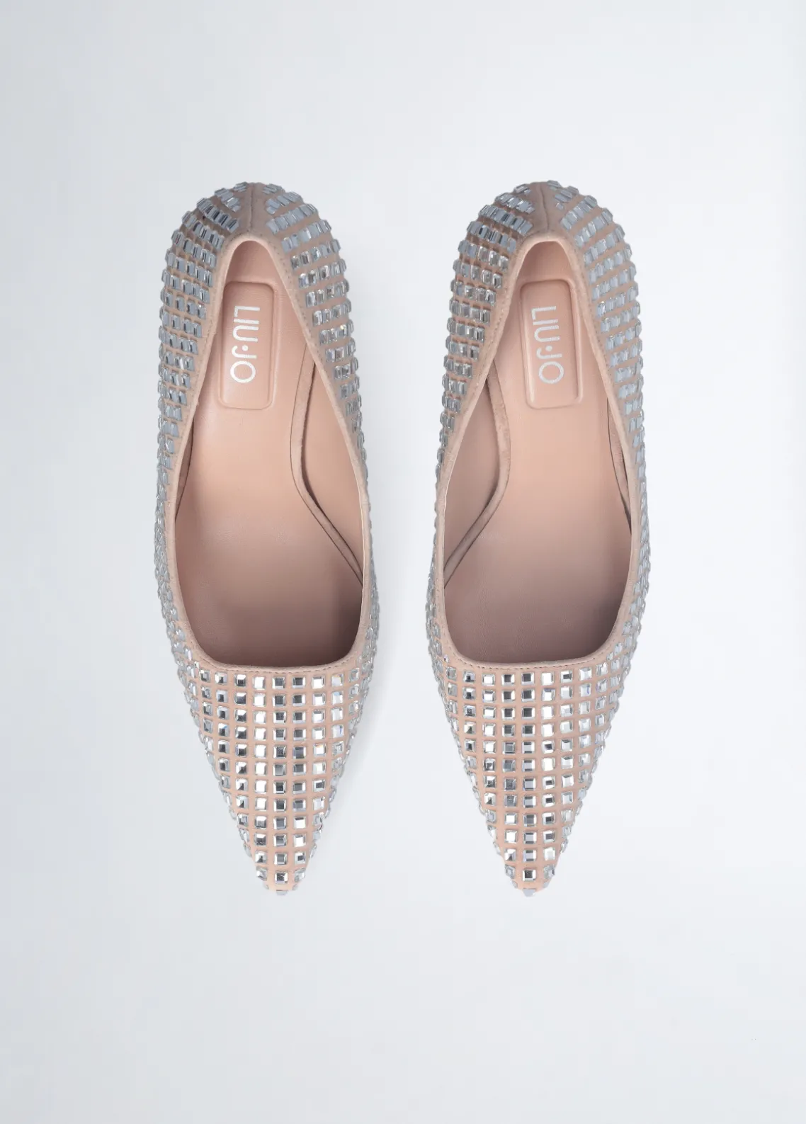 Liu Jo Zapatos de salón nude llenos de strass-Mujer Zapatos De Salón