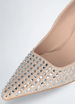 Liu Jo Zapatos de salón nude llenos de strass-Mujer Zapatos De Salón