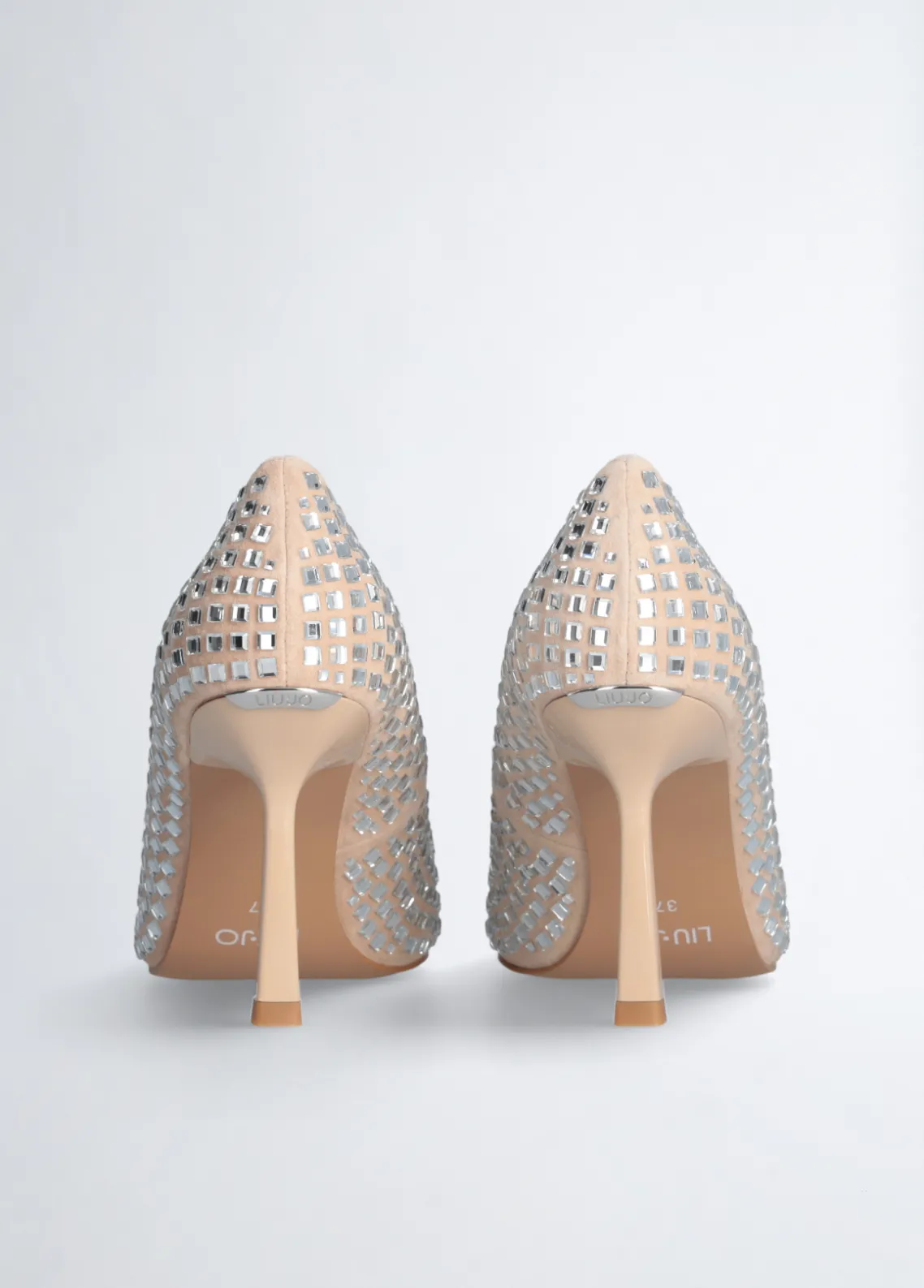 Liu Jo Zapatos de salón nude llenos de strass-Mujer Zapatos De Salón
