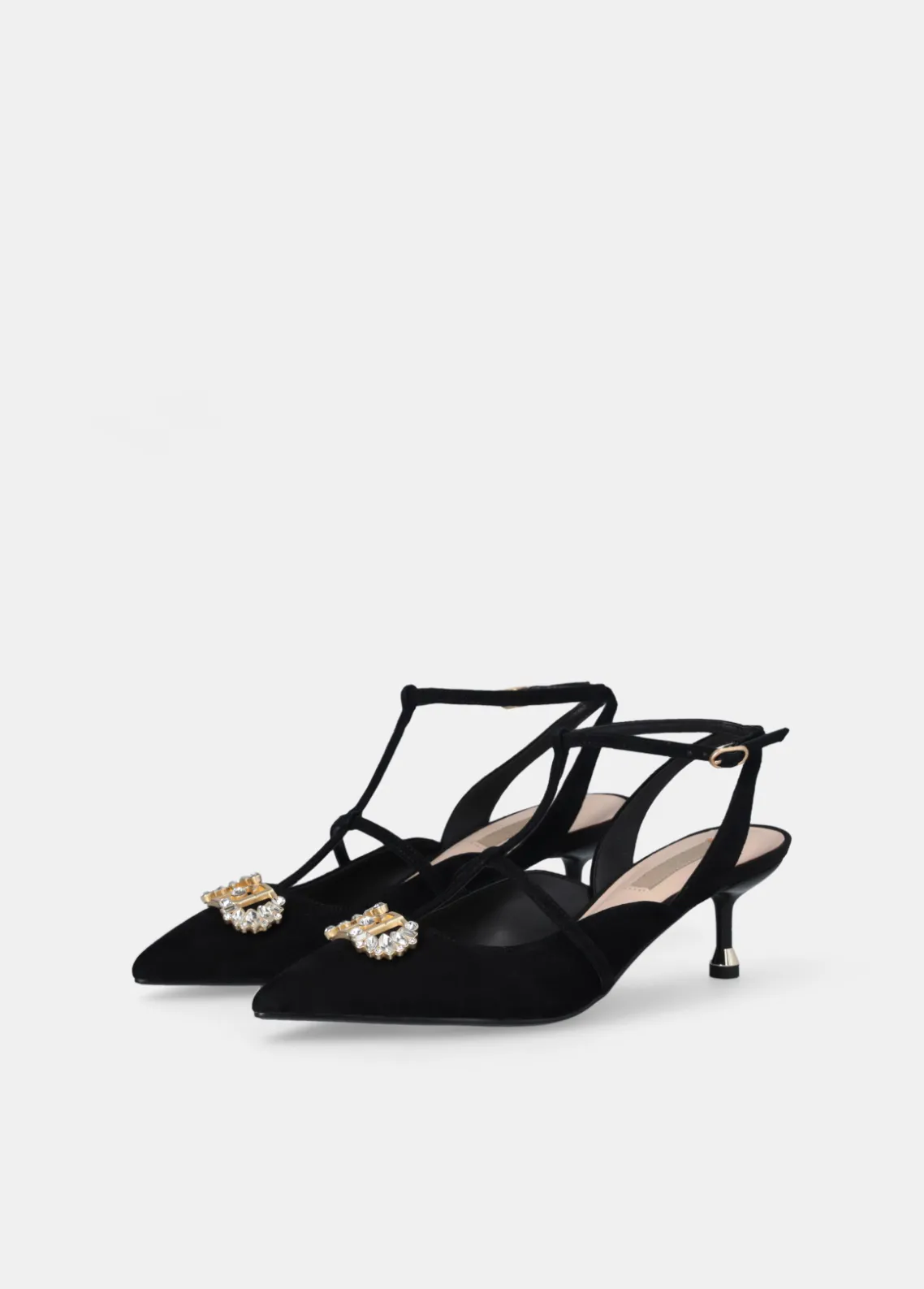 Liu Jo Zapatos destalonados con logotipo de pedrería-Mujer Zapatos De Salón