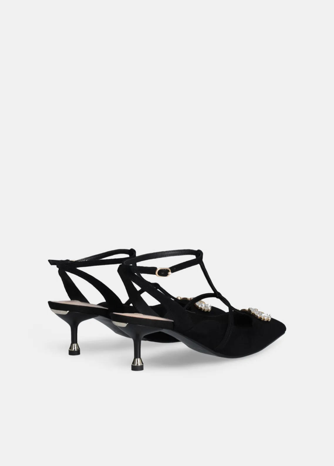 Liu Jo Zapatos destalonados con logotipo de pedrería-Mujer Zapatos De Salón