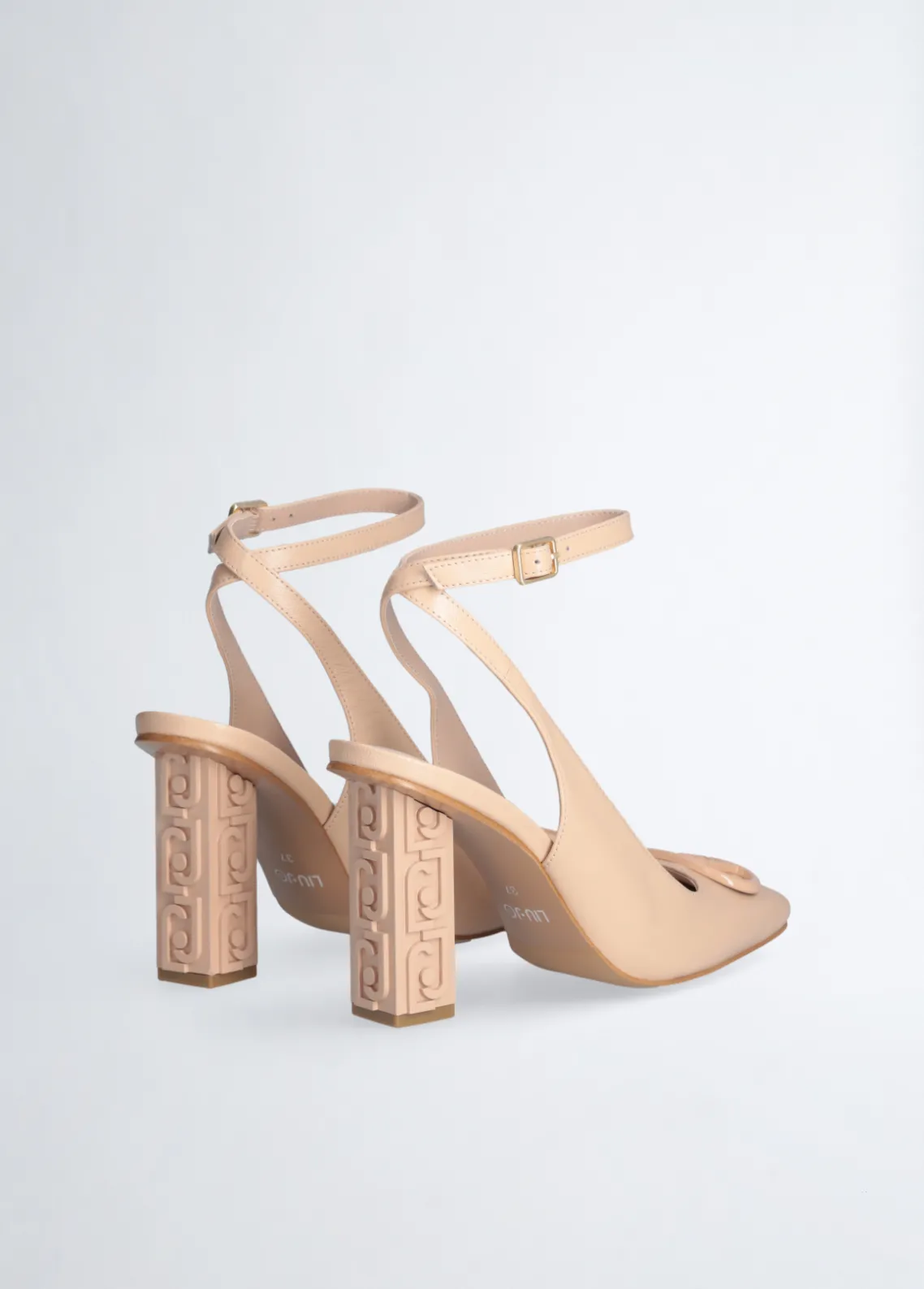 Liu Jo Zapatos destalonados con tacón con logotipo-Mujer Zapatos De Salón