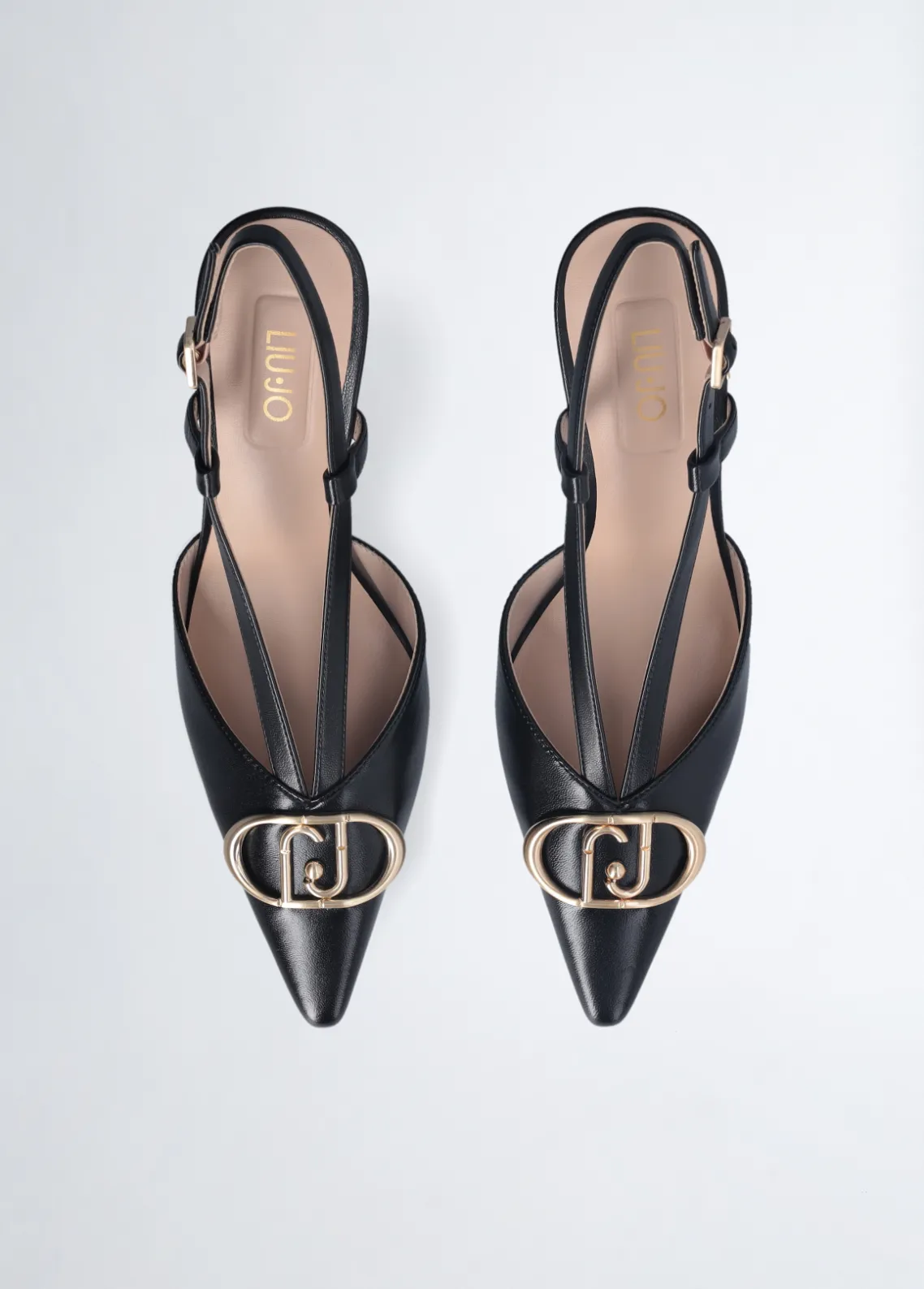 Liu Jo Zapatos destalonados con logotipo grande-Mujer Zapatos De Salón