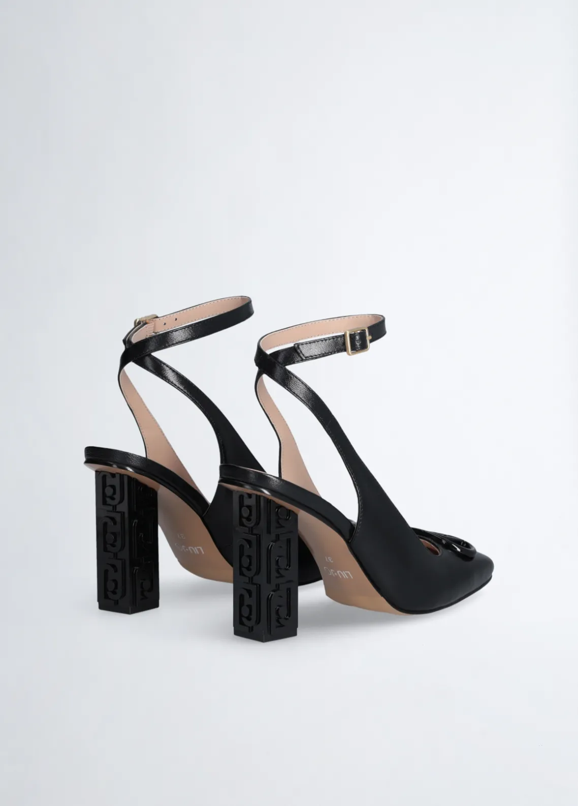 Liu Jo Zapatos destalonados con tacón con logotipo-Mujer Zapatos De Salón