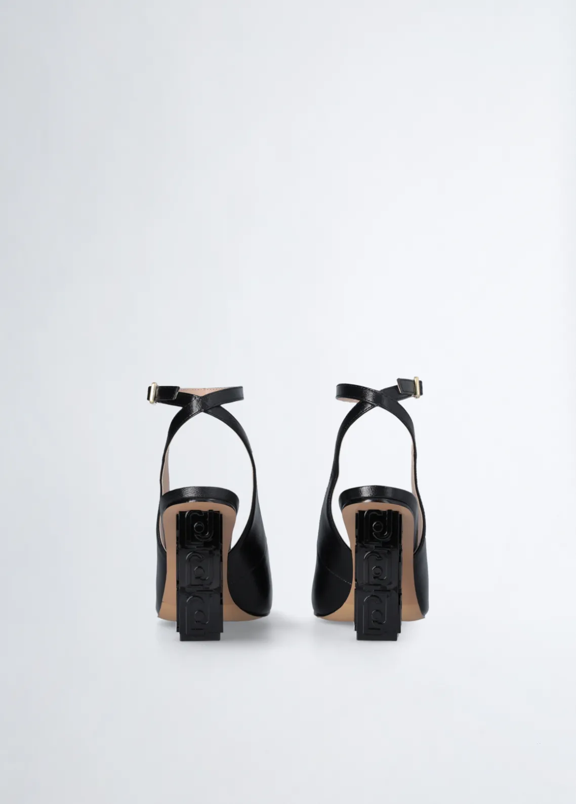 Liu Jo Zapatos destalonados con tacón con logotipo-Mujer Zapatos De Salón