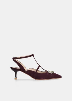 Liu Jo Zapatos destalonados con logotipo de pedrería-Mujer Zapatos De Salón
