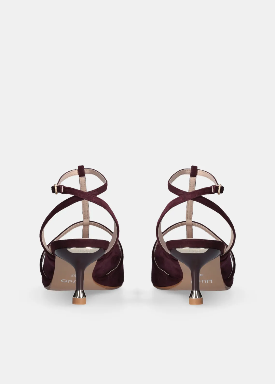Liu Jo Zapatos destalonados con logotipo de pedrería-Mujer Zapatos De Salón