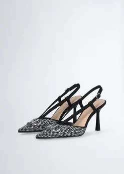 Liu Jo Zapatos destalonados con strass-Mujer Zapatos De Salón