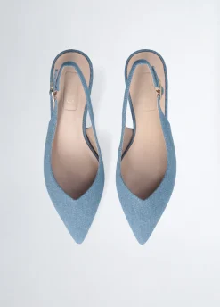 Liu Jo Zapatos destalonados de denim-Mujer Zapatos De Salón