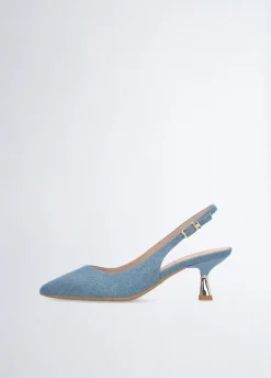 Liu Jo Zapatos destalonados de denim-Mujer Zapatos De Salón