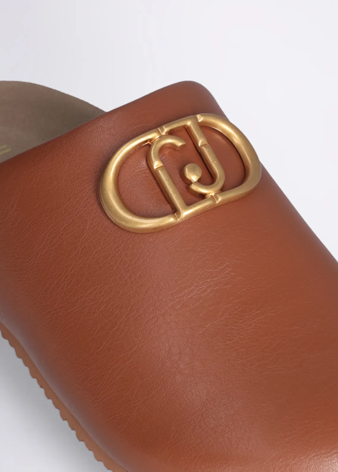 Liu Jo Zuecos con logotipo grande-Mujer Mocasines